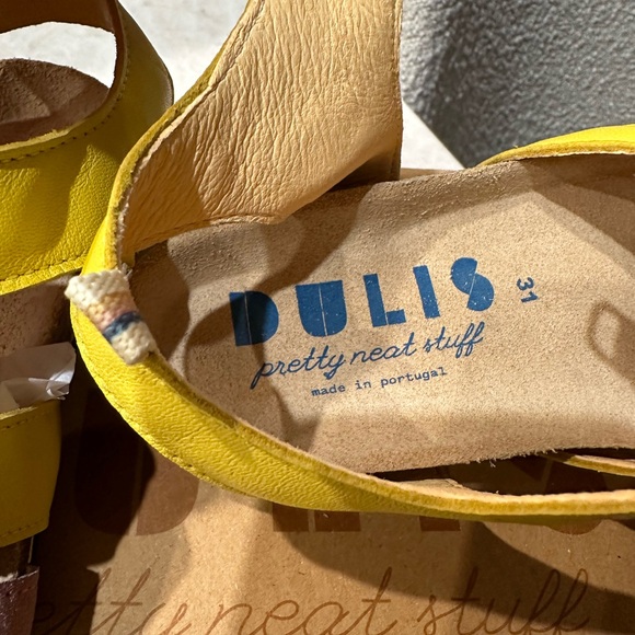 Dulis Kids Leather Sandals Unisex Size 31 (US 13). NWT. Made in Portugal - Picture 4 of 9